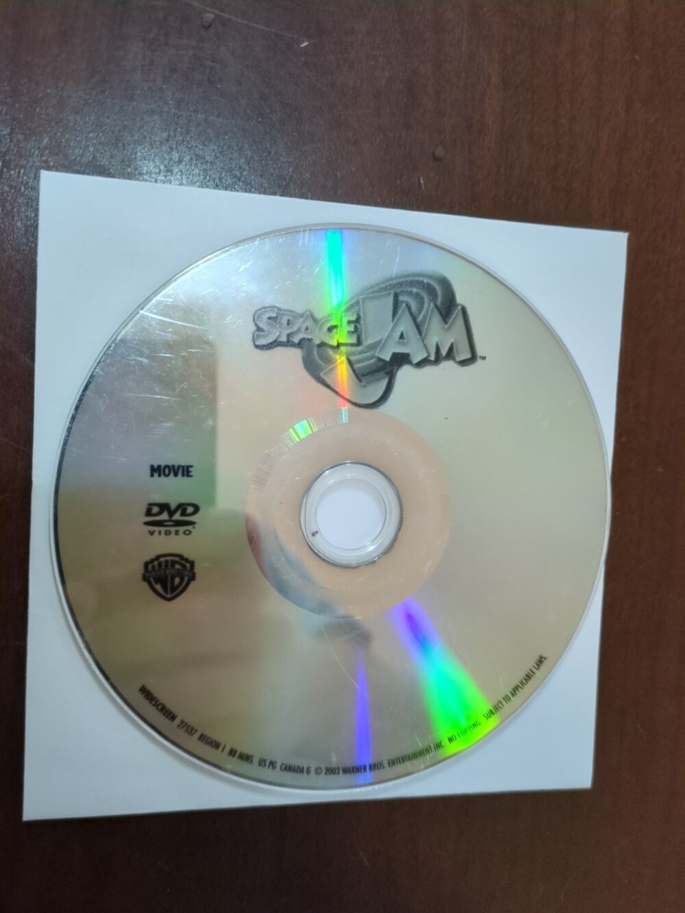 Space Jam (DVD, Widescreen) disc only